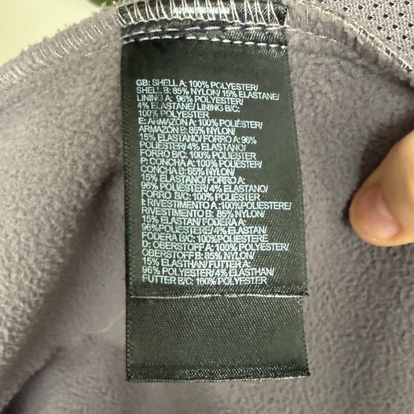 The North Face Soft Shell Waterproof Windproof Apex Barrier Gray Jacket - Picture 5 of 9